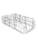 Floor frame and wall assembly