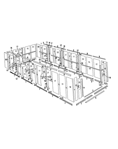 Floor frame and wall assembly