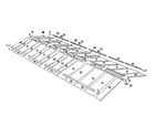 Sears 69668829 roof assembly diagram