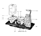 Kenmore 583PHS/D interior assembly diagram