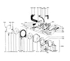 Comfort Glow PHS/D combustion blower assembly diagram