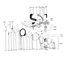 Comfort Glow PHS/S combustion blower assembly, air bracket and solenoid diagram