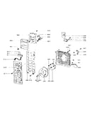 Controller fan motor assembly control panel assembly