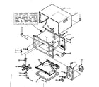 Kenmore 5648728610 cabinet and control panel diagram