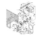 Kenmore 5648728610 switches and microwave parts diagram