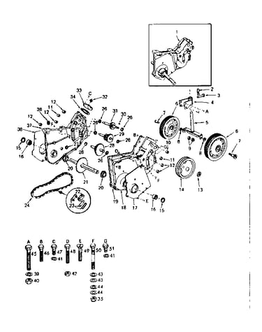 Transmission and gauge wheels