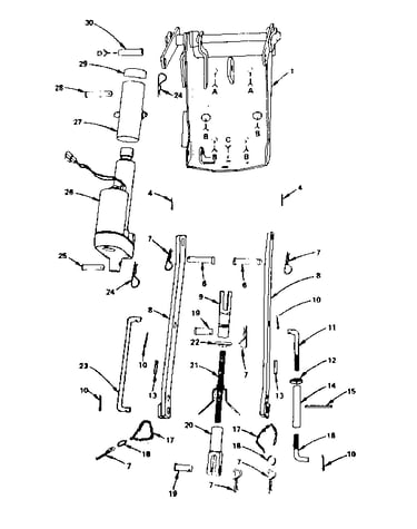 Electric 3-point hitch--model numbers ta157ar and ta157br