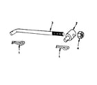 Craftsman HITCH ADAPTER KIT TX220AR lift assembly diagram