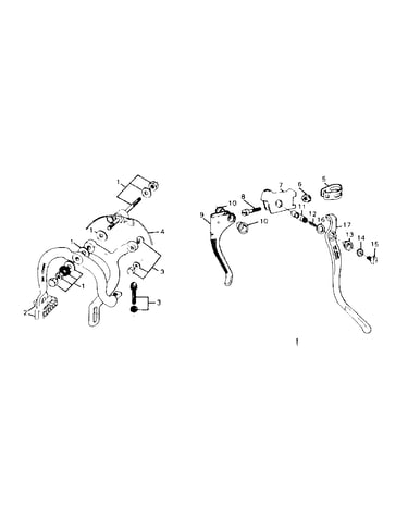Side pull caliper brake