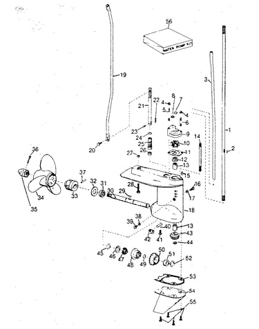 Gear housing assembly