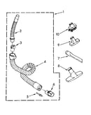Hose and attachment parts