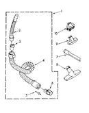 Hose and attachment parts