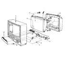 LXI 56240651650 cabinet exploded view and repair parts list diagram