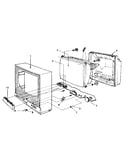 Cabinet exploded view and repair parts list
