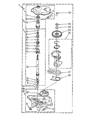 Gearcase parts