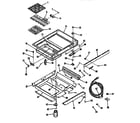 Kenmore 9114338591 top section diagram
