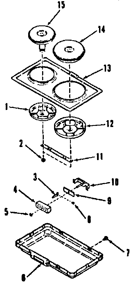 Optional electric hob element module kit 4998530