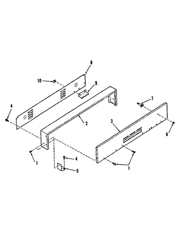 Backguard section