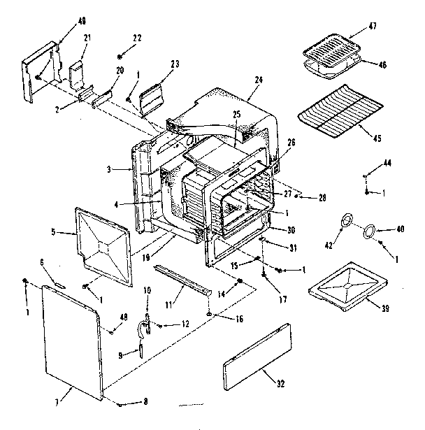 OVEN BODY SECTION