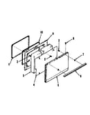 Oven door section