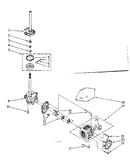 Brake, clutch, gearcase, motor and pump parts