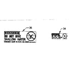 Sears 167453981 decals diagram
