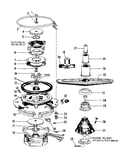 Motor, heater, and spray arm