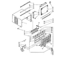 Kenmore 1068760800 cabinet diagram