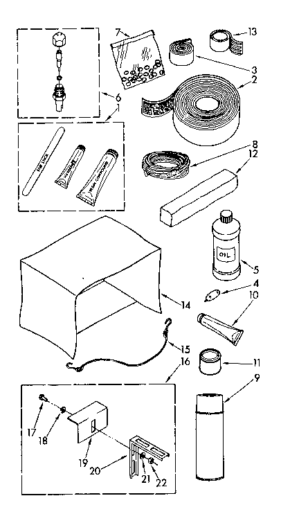 Optional parts (not included)