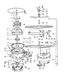Motor, heater and spray arm