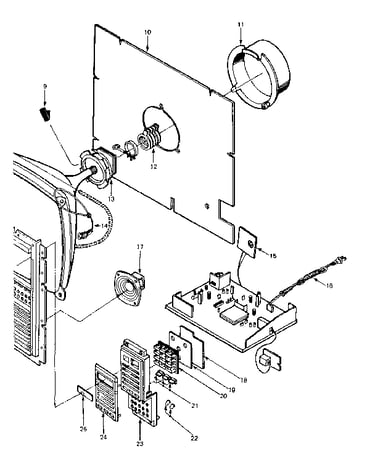 Cabinet for model 564.48101650