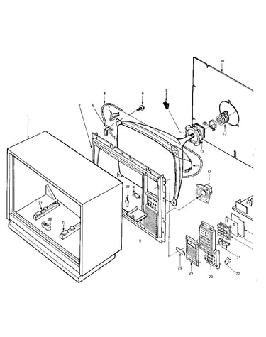 Cabinet for model 564.48201650