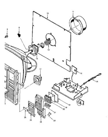 Cabinet for model 564.48201650