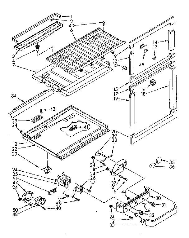 Breaker and partition parts