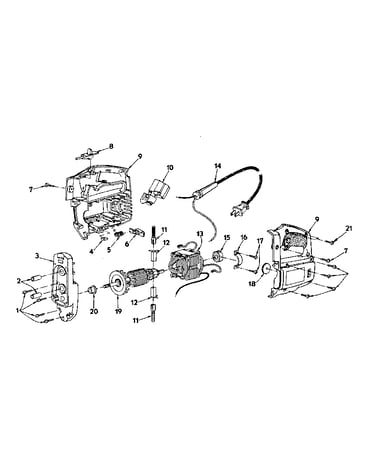 Field and armature assembly