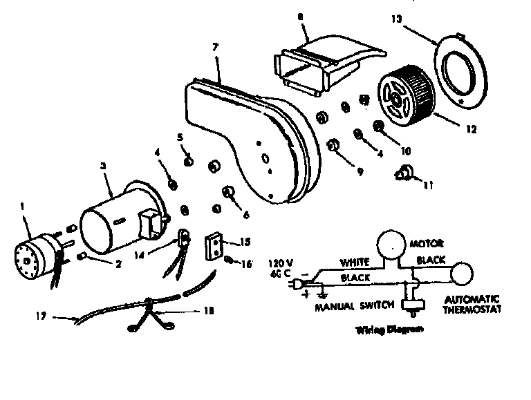 Forced air blower