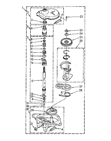 Gearcase parts