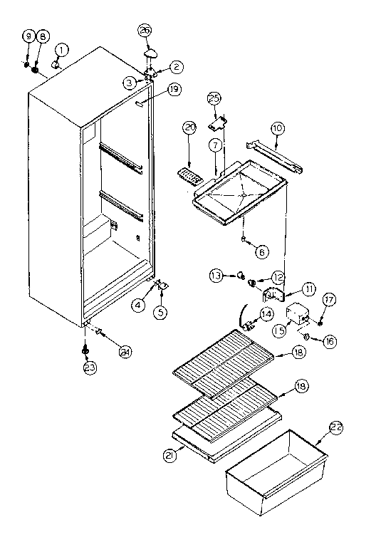 Cabinet parts