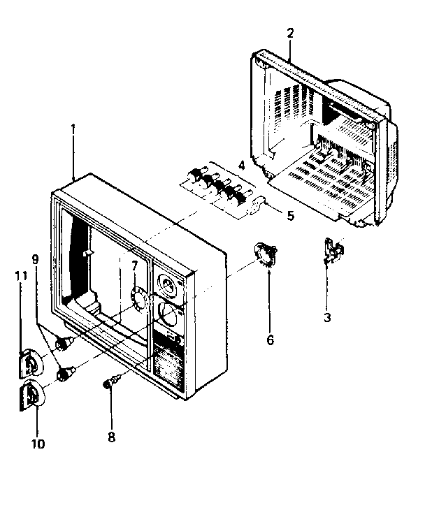 CABINET PARTS LIST