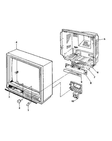 Cabinet parts list and exploded views