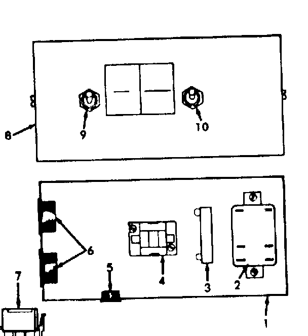 Repair parts - control box
