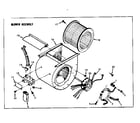 Kenmore 867818280 blower assembly diagram