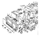 LXI 58040051650 cabinet exploded view and repair parts list diagram