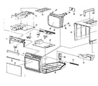 LXI 58040151650 cabinet exploded view diagram