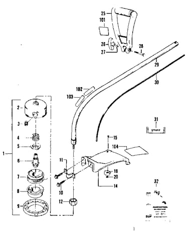 Cutting head assembly