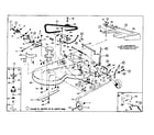 Craftsman 13454 32" side discharge mower deck diagram