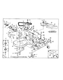 32" side discharge mower deck