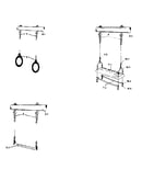 Swing, trapeze, and gym ring assemblies