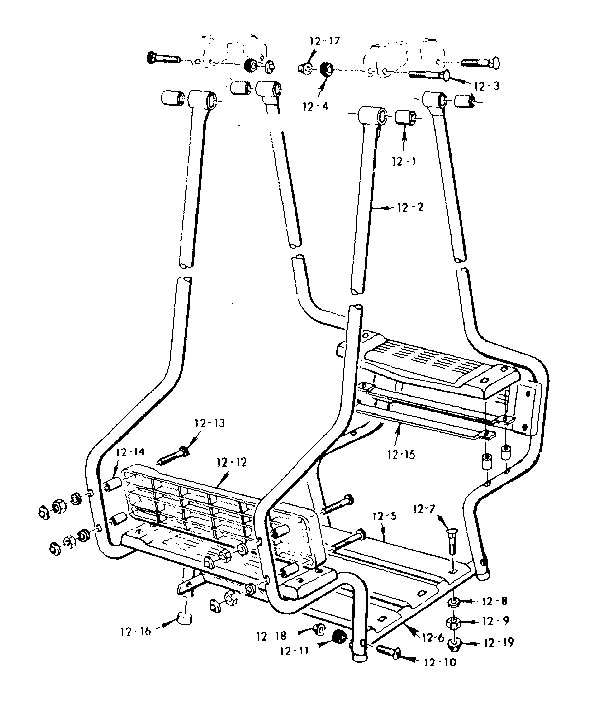 Lawn swing assembly