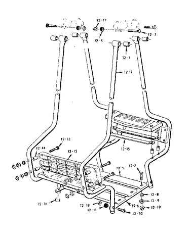 Lawn swing assembly